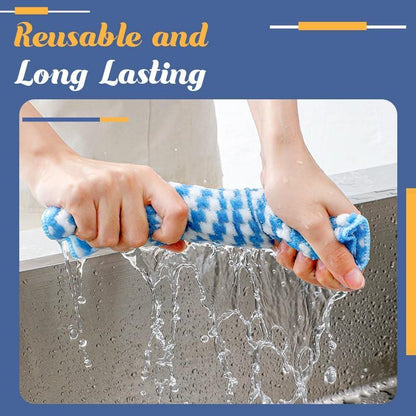 🧽 Microfiber Cleaning Cloths – Super Absorbent, Lint-Free & Reusable for All Surfaces 🧼