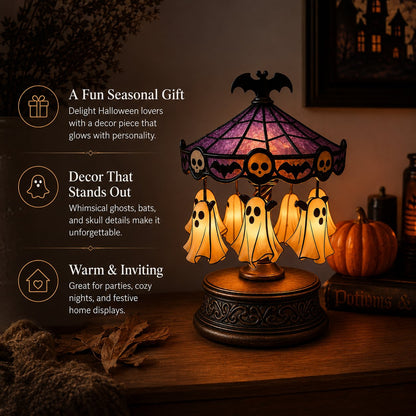 👻 Ghostly Carousel Night Light – Add Magical Halloween Glow to Your Room 🎃BUY 2 GET 10% OFF