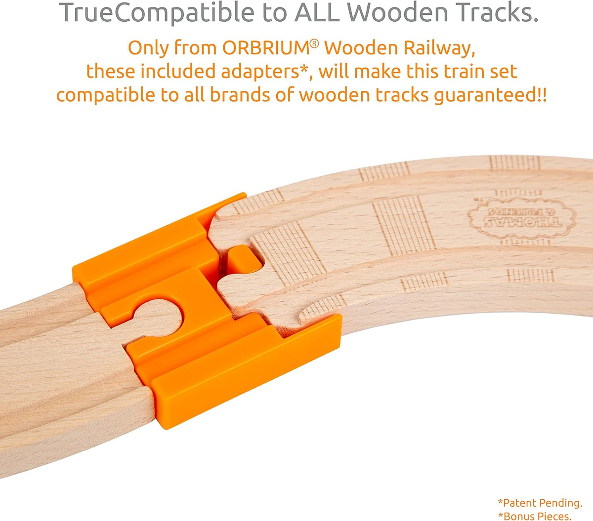 Wooden Train Set 100 PCS with City Blocks, Magnetic Trains, Roadway Vehicles, 11 Track Layouts, Classic Triple Loop Tracks, Compatible with Thomas Wooden Railway, BRIO and Melissa & Doug