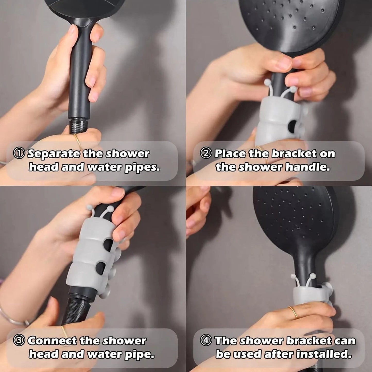 🔥 HOT SALE 🔥Silicone Shower Head Holder