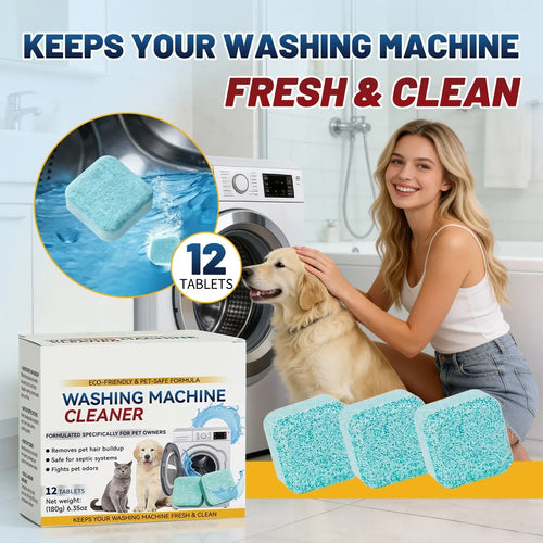 🔥 Powerful Washer Deep Cleaner Tablets – Eliminate Hidden Bacteria & Bad Smells Fast