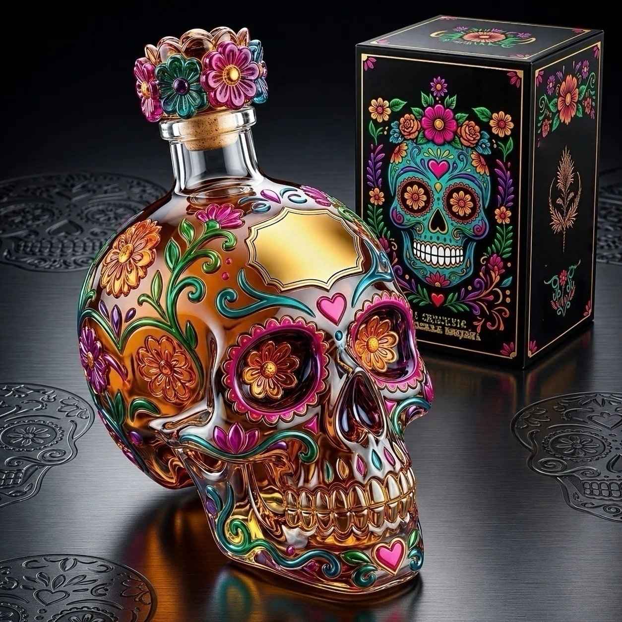 🔥Father‘s Day Special | 🍷Day of the Dead Limited Edition Tequila Bottle