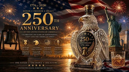Eagle Whiskey Bottle🦅American Eagle 250th Anniversary Commemorative Bottle