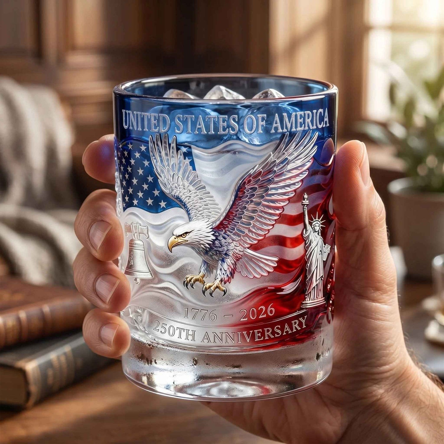 🫙Limited Edition 2026 USA 250th Anniversary Commemorative Glass -💎1776-2026 Heritage Edition