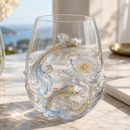 🔥 LAST DAY 49% OFF – ✨ 3D Animal Floral Glass Tumbler | For Prettier Sips, Sunlight-Catching Details, Nature Charm & Elegant Everyday Drink Vibes 🌸🐾
