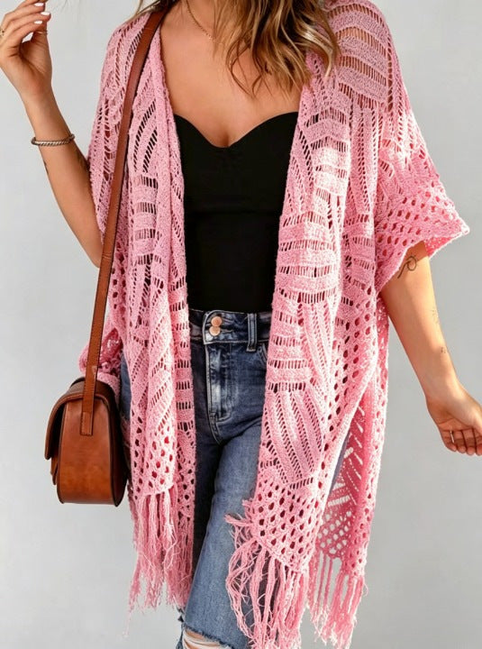 ✨🔥2026 Women's Lightweight Knit Cardigan 💖 Perfect for outdoor beach vacations and sun protection