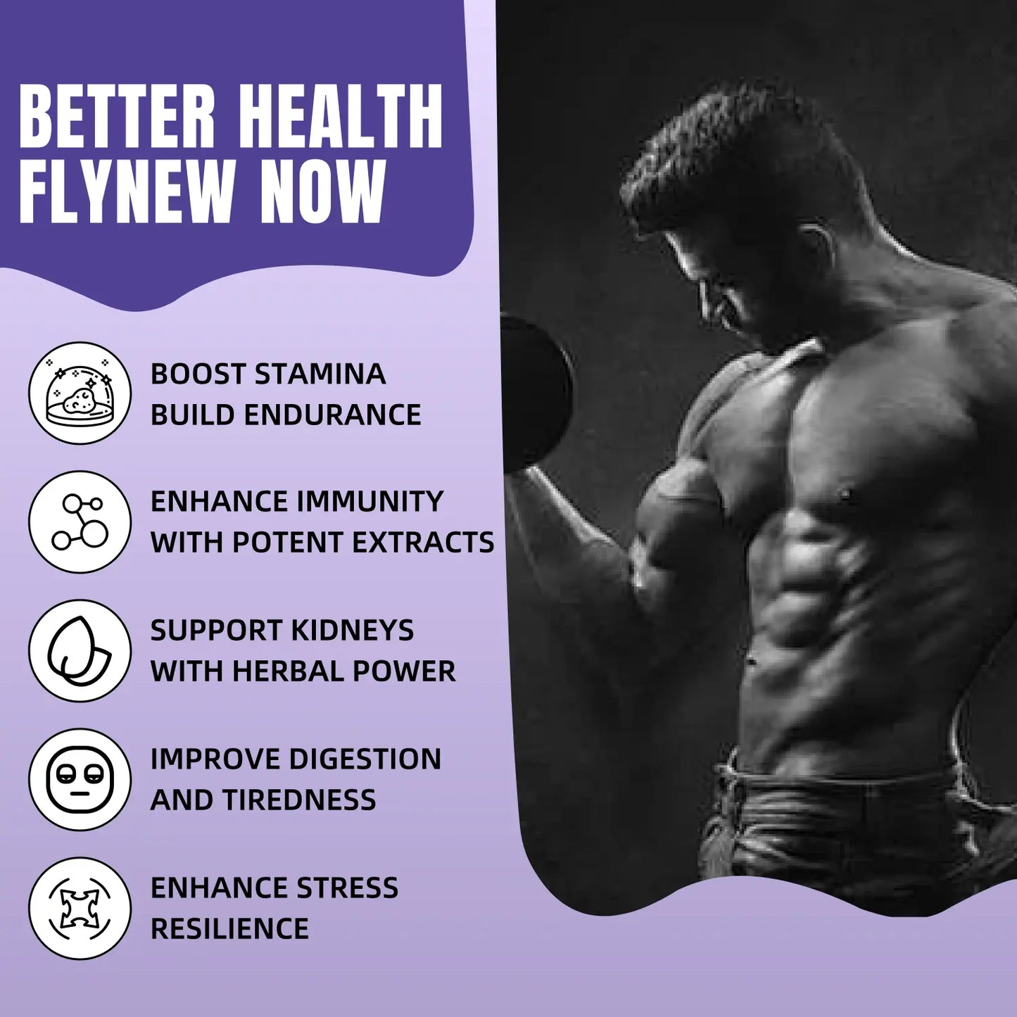 FLYNEW Shilajit Capsules – Pure Himalayan Resin with 85+ Trace Minerals -A0031
