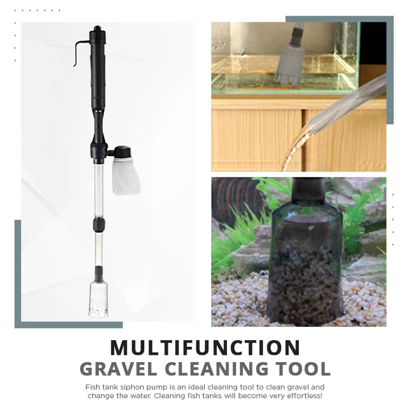 50% off 🔥 Electric Aquarium Gravel Cleaner