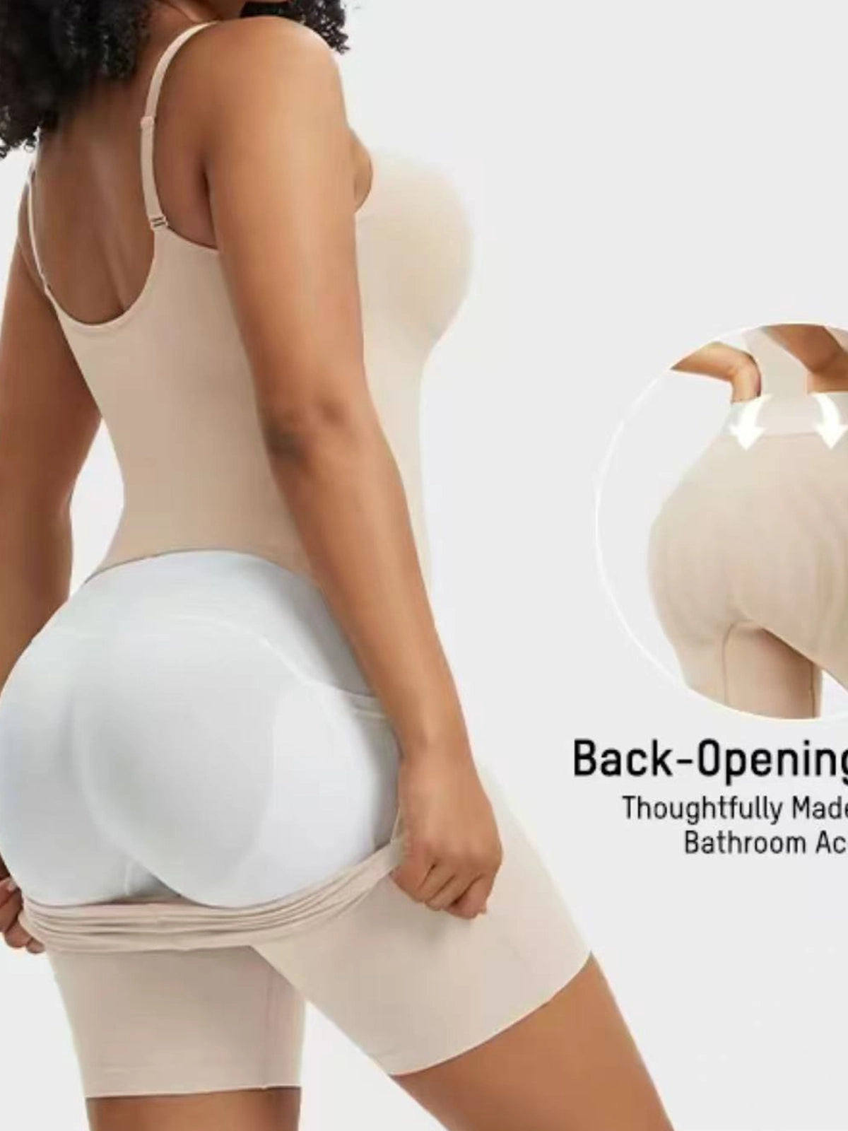 Women's Bathroom-Friendly Shapewear Bodysuit | Tummy Control & Butt Lift - A0033