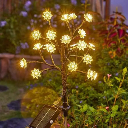 ⚡Outdoor Waterproof Cherry Blossom  Multicolor Solar Garden Lights🌸