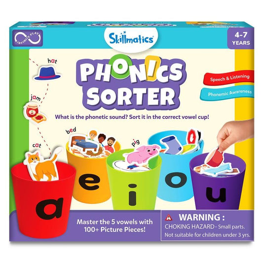 Phonics Vowel Sorting Game