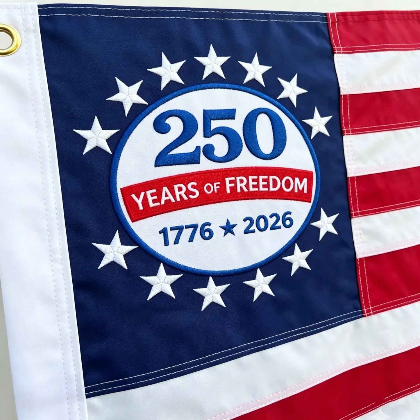 Last Day 48% OFF🔥250th Anniversary USA Commemorative Flag (3x5 Ft）,Double-sided mirror embroidery