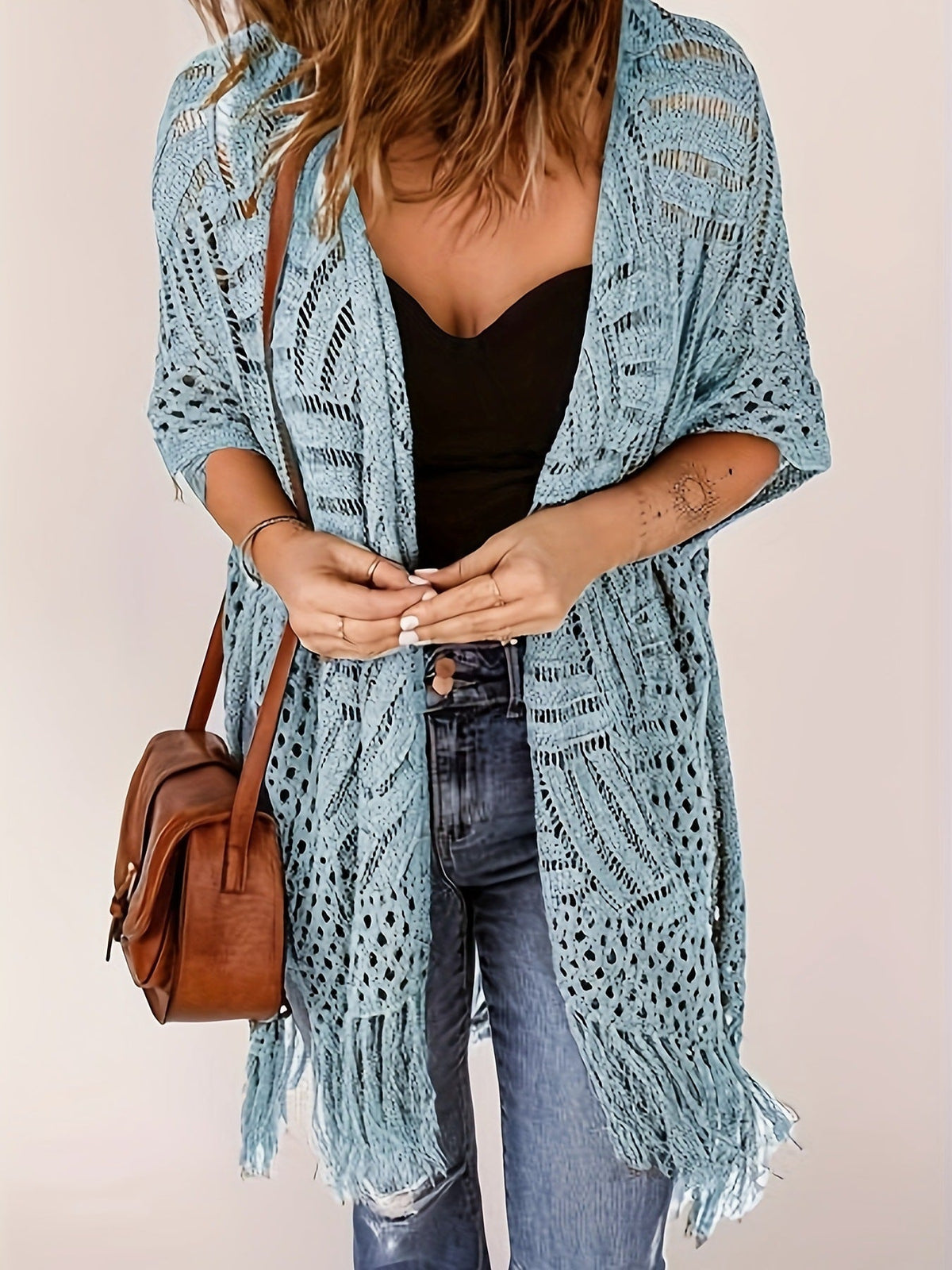 ✨🔥2026 Women's Lightweight Knit Cardigan 💖 Perfect for outdoor beach vacations and sun protection