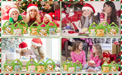 🎄Christmas Treat Bags, Kids Xmas Sealable Bags With Handle ❄️