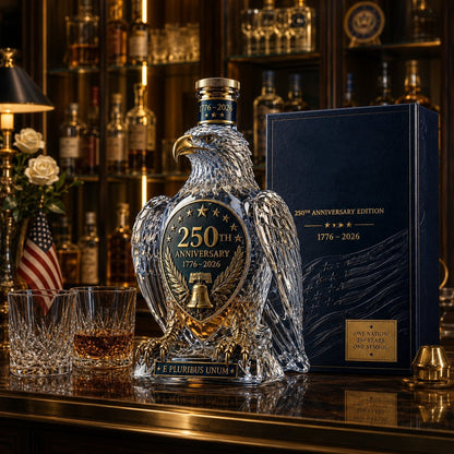 🏆Flash Sale✨🇺🇸 250th Anniversary Eagle Whiskey Bottle🦅 Celebrate 250 Years of American Pride