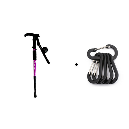 ⛰️Adjustable Aluminum Alloy Trekking Pole – Durable, Shock-Absorbing, Lightweight 🌲