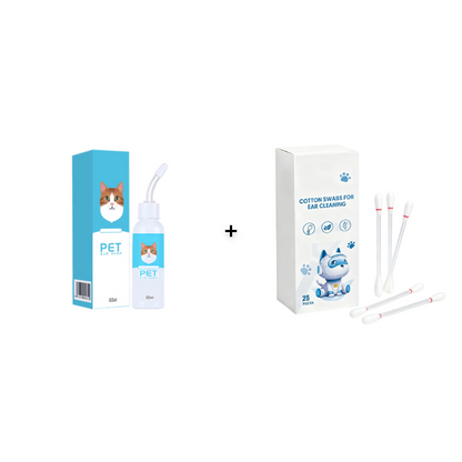 🐶🐱 Ear cleaner, Relieves itching in dogs & cats
