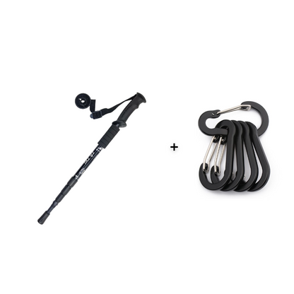 ⛰️Adjustable Aluminum Alloy Trekking Pole – Durable, Shock-Absorbing, Lightweight 🌲