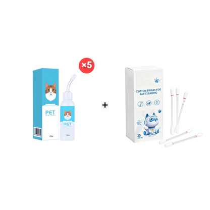 🐶🐱 Ear cleaner, Relieves itching in dogs & cats
