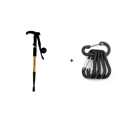 ⛰️Adjustable Aluminum Alloy Trekking Pole – Durable, Shock-Absorbing, Lightweight 🌲