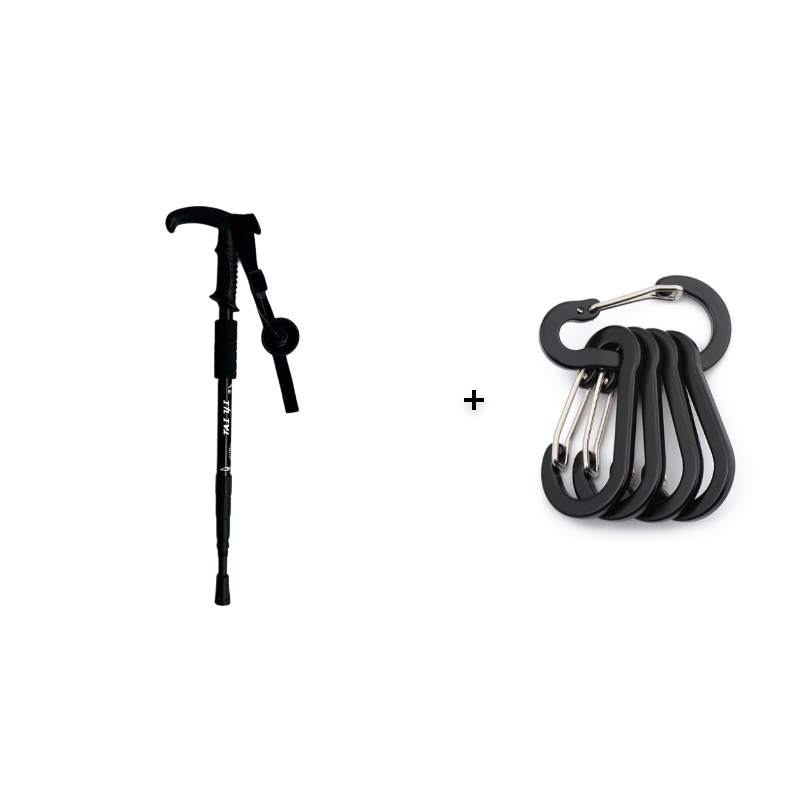 ⛰️Adjustable Aluminum Alloy Trekking Pole – Durable, Shock-Absorbing, Lightweight 🌲