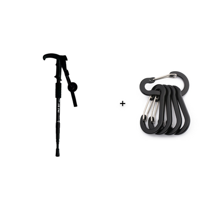 ⛰️Adjustable Aluminum Alloy Trekking Pole – Durable, Shock-Absorbing, Lightweight 🌲