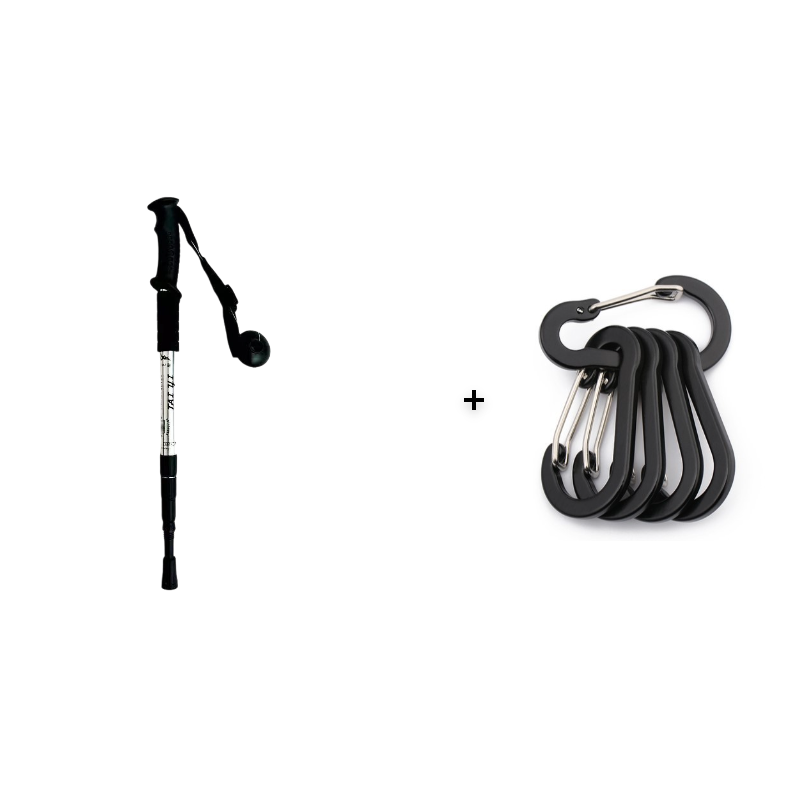 ⛰️Adjustable Aluminum Alloy Trekking Pole – Durable, Shock-Absorbing, Lightweight 🌲