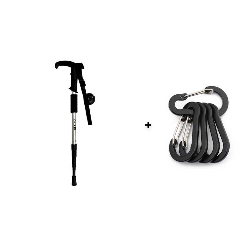 ⛰️Adjustable Aluminum Alloy Trekking Pole – Durable, Shock-Absorbing, Lightweight 🌲