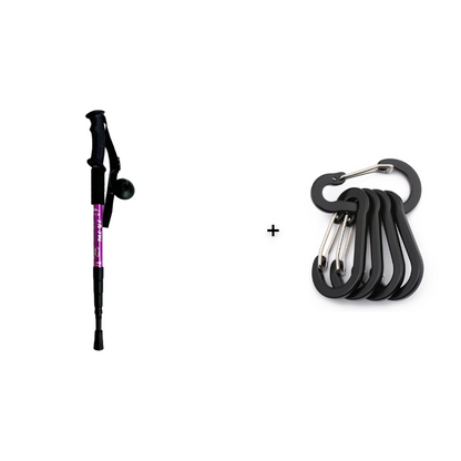 ⛰️Adjustable Aluminum Alloy Trekking Pole – Durable, Shock-Absorbing, Lightweight 🌲