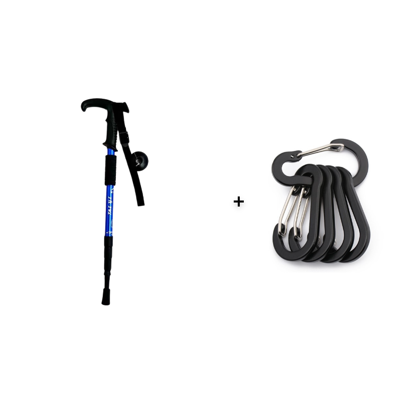 ⛰️Adjustable Aluminum Alloy Trekking Pole – Durable, Shock-Absorbing, Lightweight 🌲