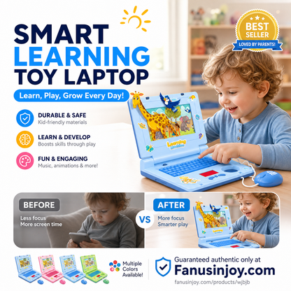 🔥Limited Time 50% Off！👧Interactive Simulation Toy Laptop🖥️