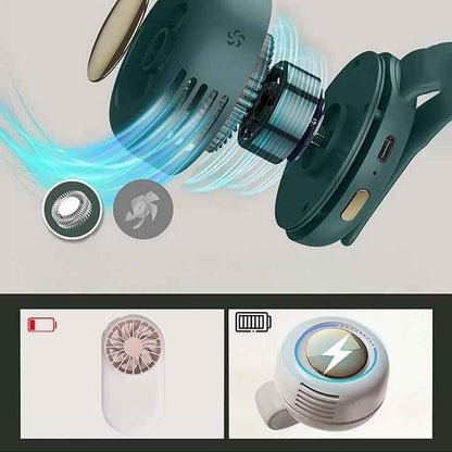 Father's Day Special: Bladeless Wearable Waist Fan with 23-Hour Rechargeable Battery