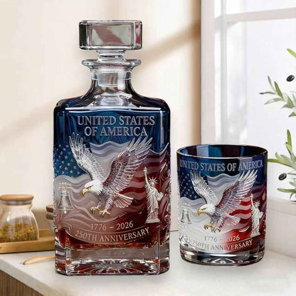 🫙Limited Edition 2026 USA 250th Anniversary Commemorative Glass -💎1776-2026 Heritage Edition