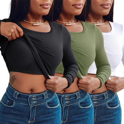 ChicMe Built-In Bra Ribbed Tank Top – Padded Racerback Everyday Basic-A0012