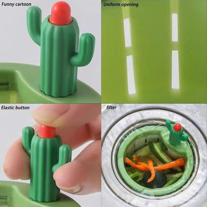 ✨✨✨Cactus Kitchen Automatic Dumping Sink Filter