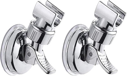 🚿2pcs Adjustable Shower Head Holders Removable Suction Cup Shower Head Bracket No Drill Shower Head Bracket