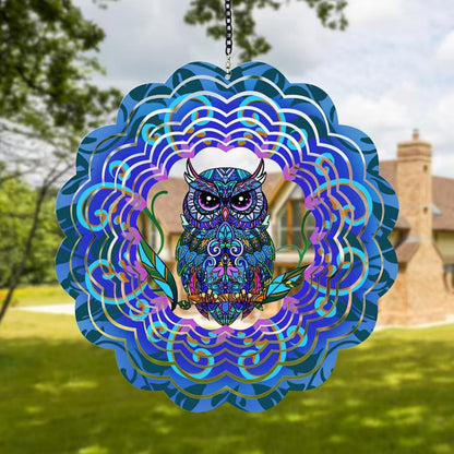 🎐 3D Rotating Wind Chime – Kinetic Hanging Wind Spinner for Garden, Balcony & Outdoor Decor