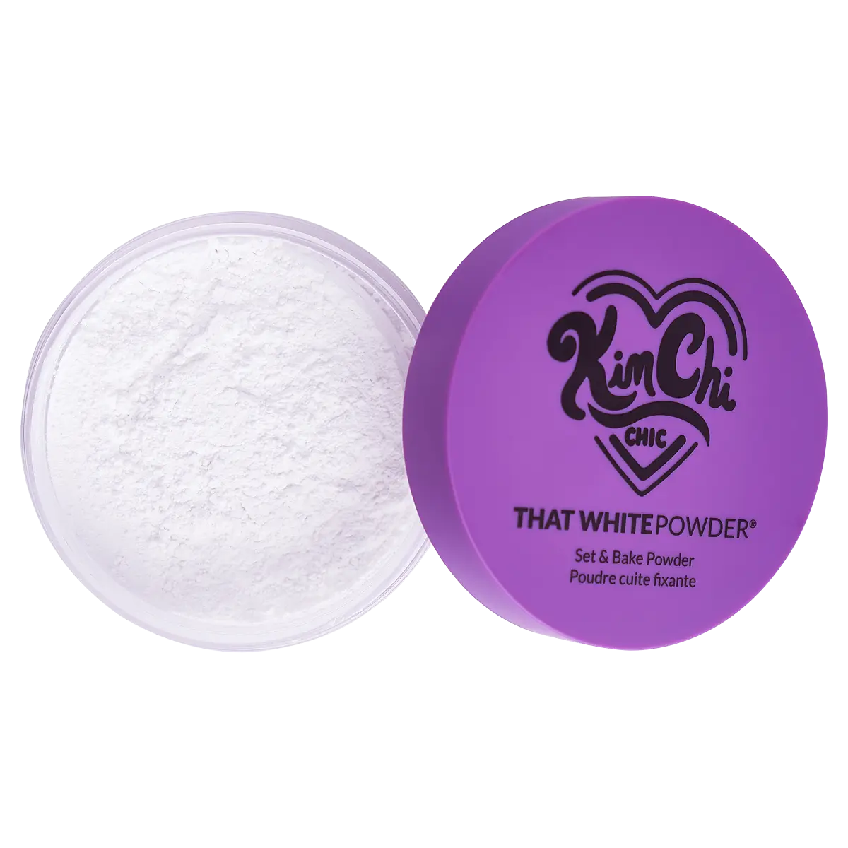 KimChi Chic Puff Puff Pass Set & Bake Powder 24g | Rice Powder & Vitamin-E | Lightweight Translucent Setting Powder | 10 Shades