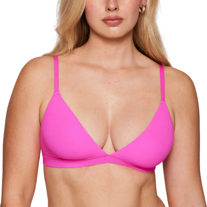 INLYRIC Triangle Bralette – Unlined Plunge Seamless Bra, No Underwire-A0020