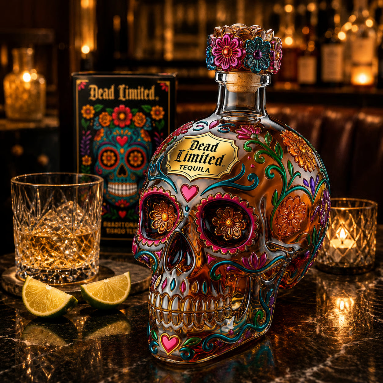 🔥Father‘s Day Special | 🍷Day of the Dead Limited Edition Tequila Bottle