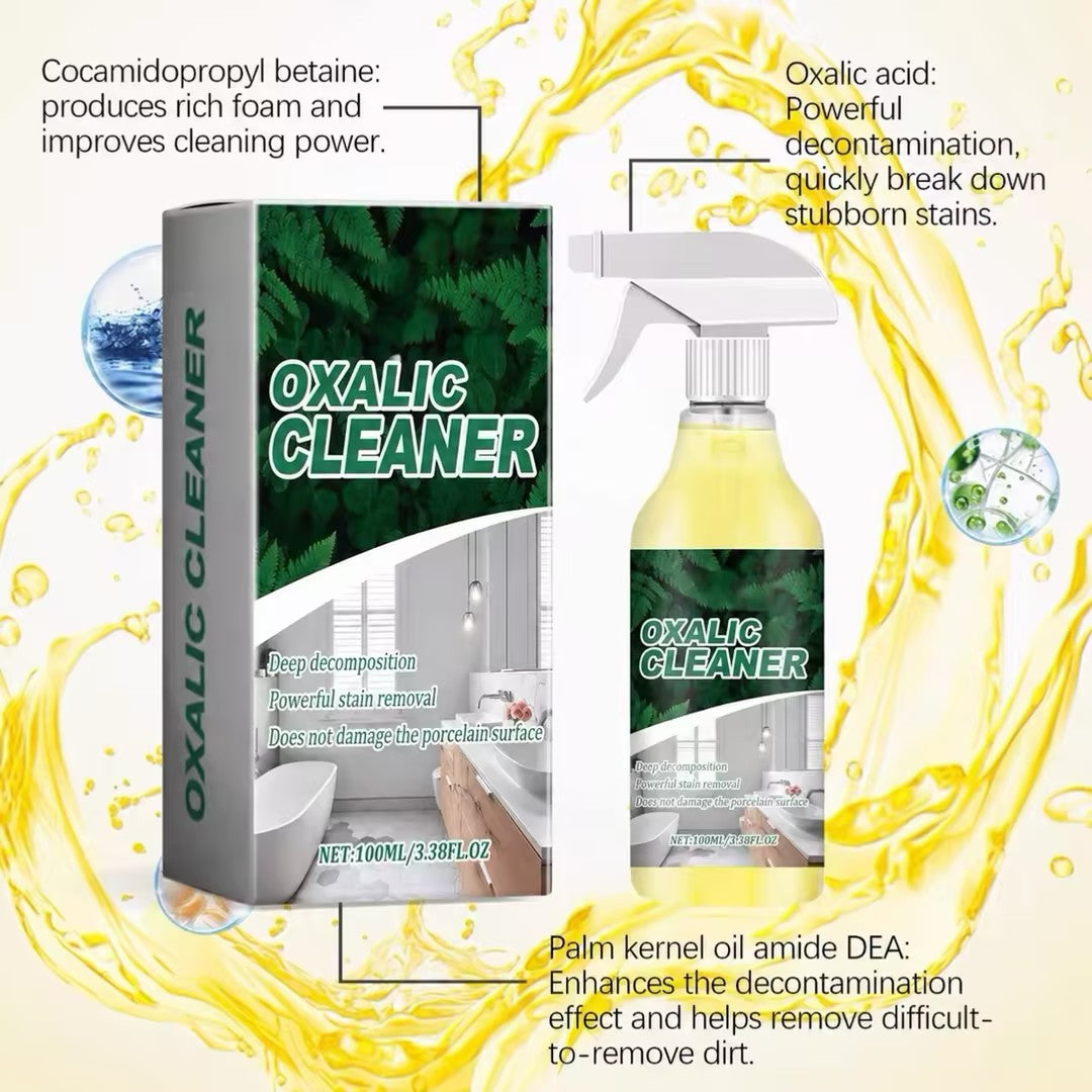 🥳2026 HOT SALE🥳💞50K+ SOLD!💥🔬 【CLEARANCE!】Molecular-Level Cleaning Tech! Oxalic Bathroom Cleaner Dissolves Rust & Limescale 78% OFF🚽✨