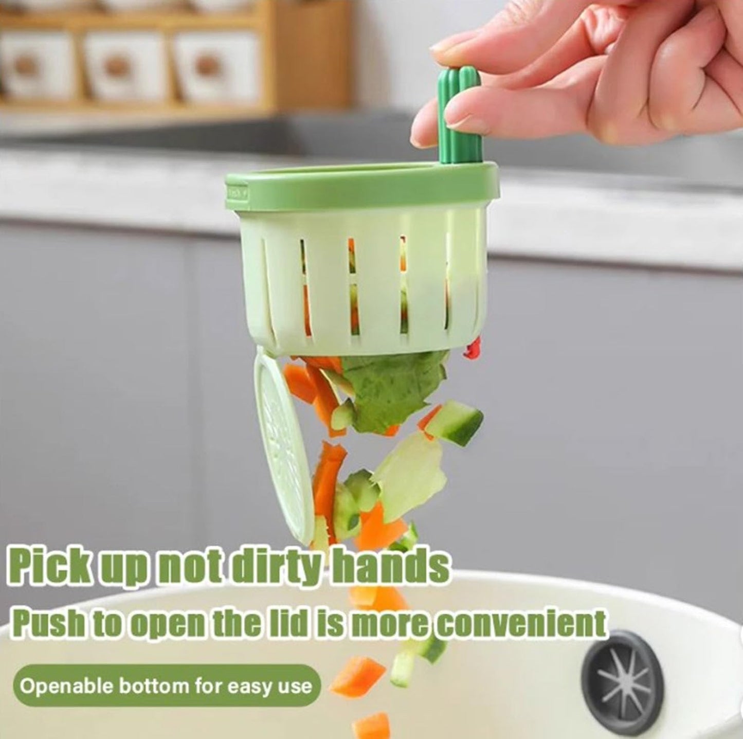 ✨✨✨Cactus Kitchen Automatic Dumping Sink Filter