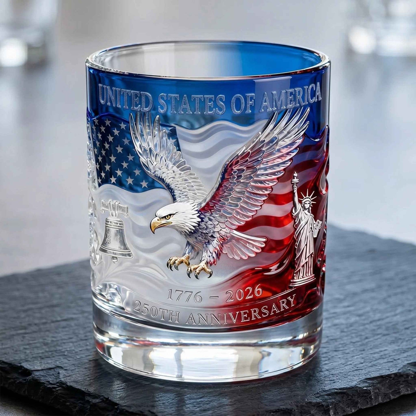 🫙Limited Edition 2026 USA 250th Anniversary Commemorative Glass -💎1776-2026 Heritage Edition