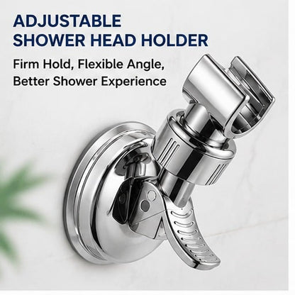 🚿2pcs Adjustable Shower Head Holders Removable Suction Cup Shower Head Bracket No Drill Shower Head Bracket