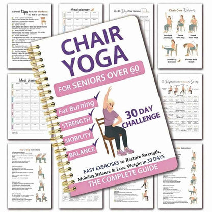 ✨ Chair Yoga for Seniors: A 30-Day Guide | Popular Among Older Adults