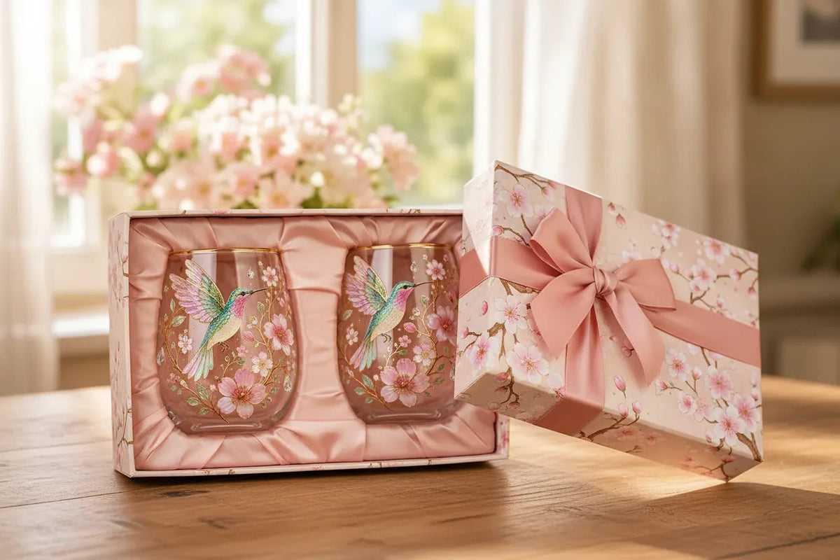 🌸 Limited Edition 2026 Garden Morning Bliss Glass Cup Collection ☕🐦