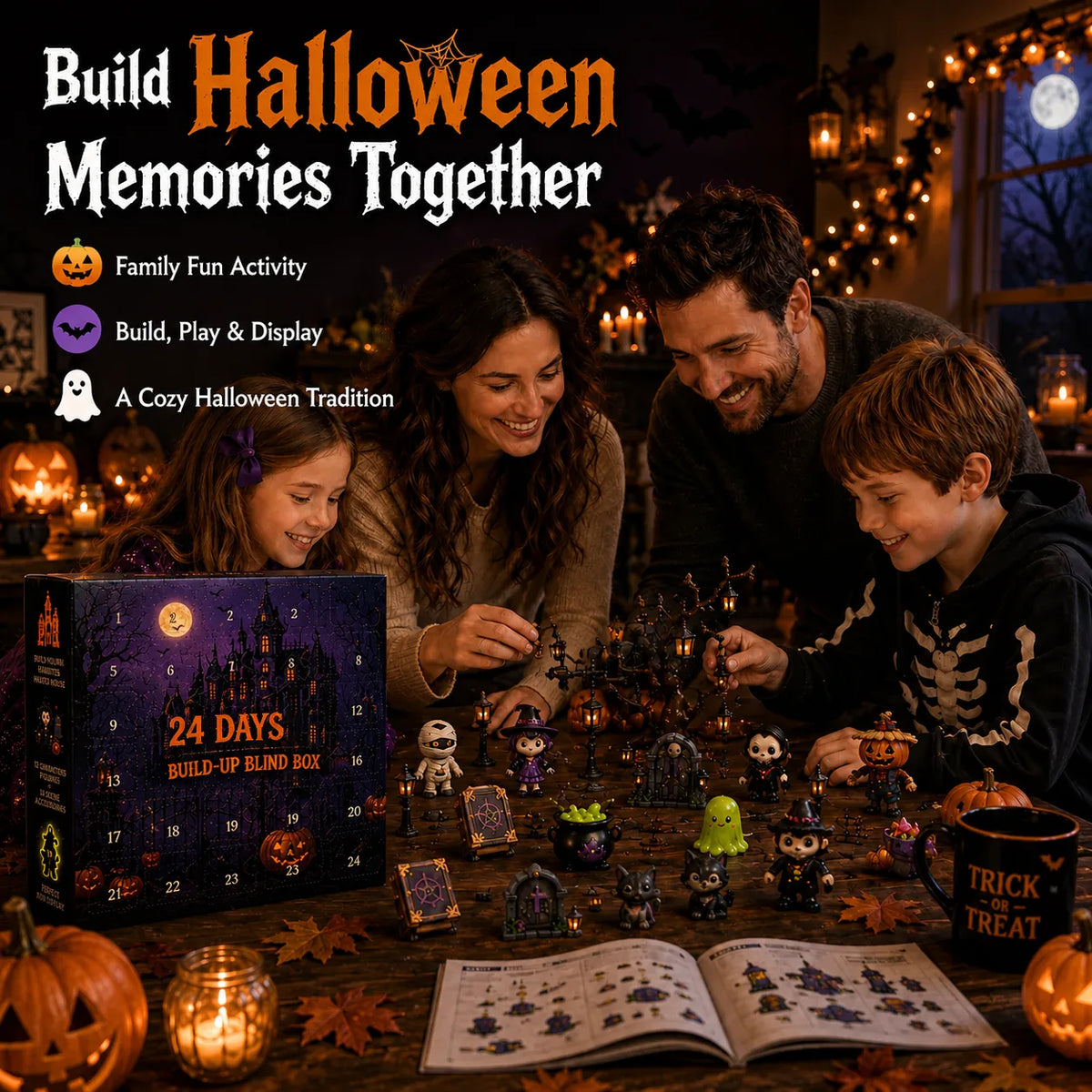 DIY Haunted House Halloween Decor Kit
