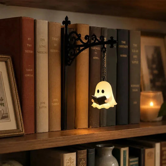 Bookshelf Lantern Light