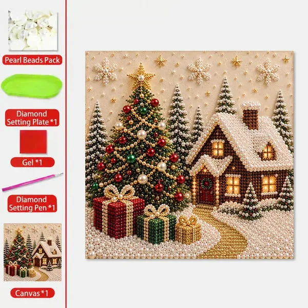 Christmas Diamond Painting Art Kit with Frame