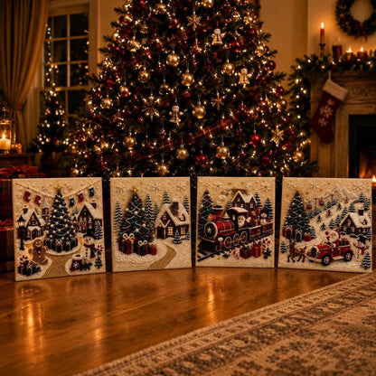 Christmas Diamond Painting Art Kit with Frame